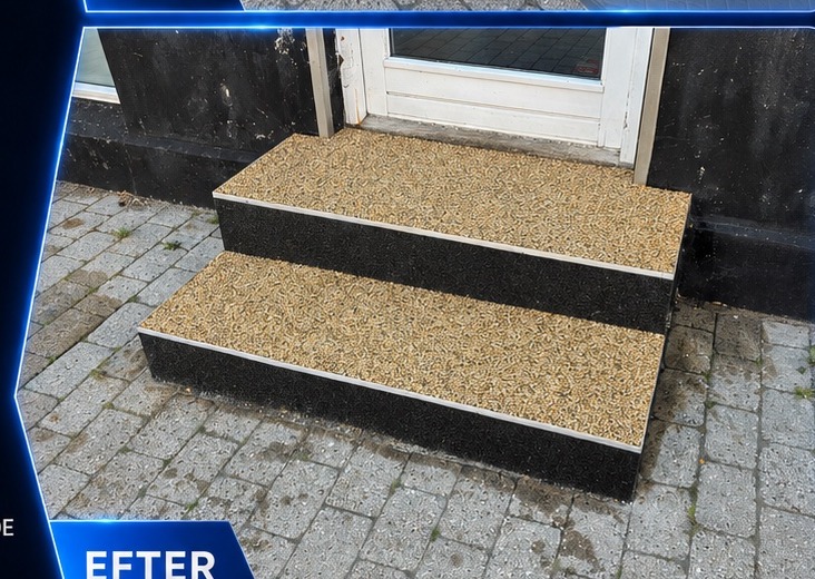 Betontrin efter