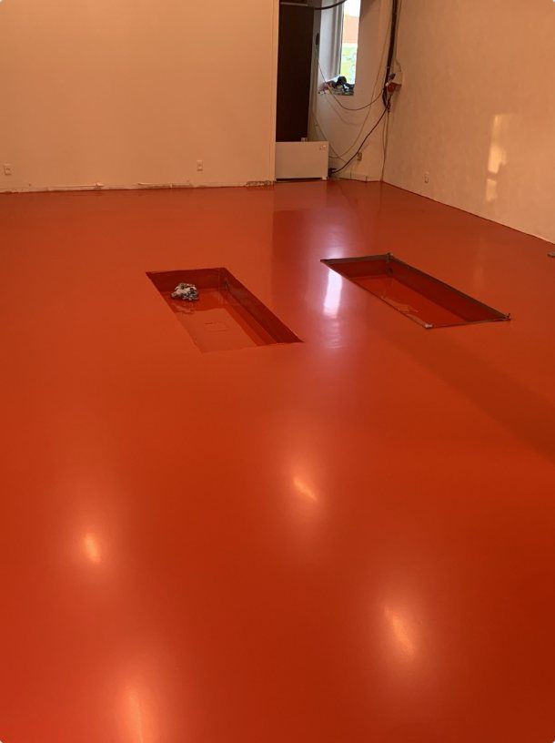 Rød blank epoxy